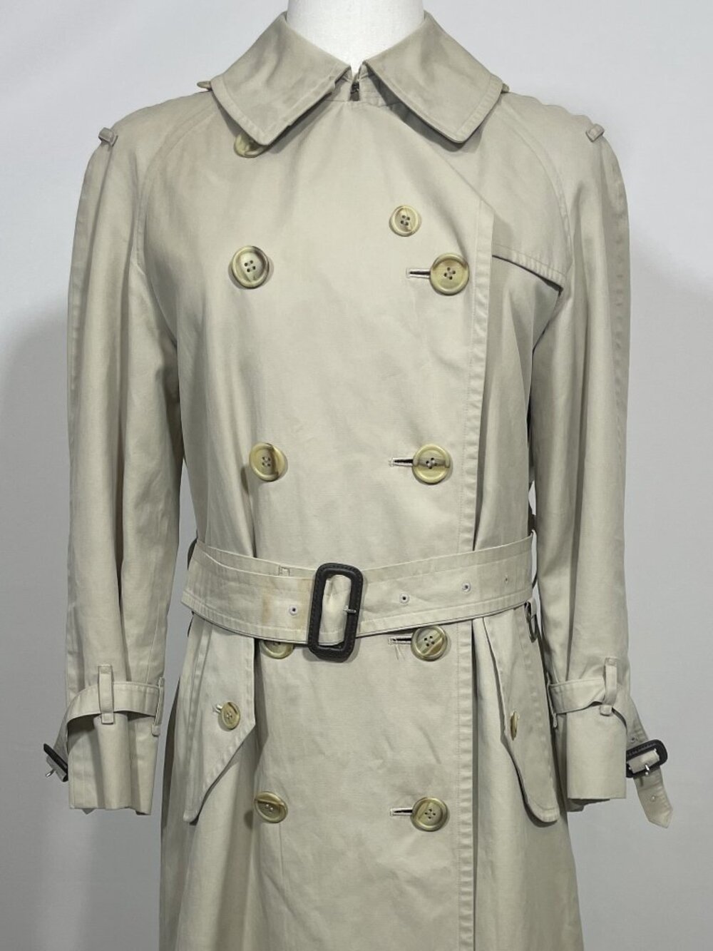 Authenticated Vintage 90's Burberrys by Sanyo Shokai Nova Check Trench Coat